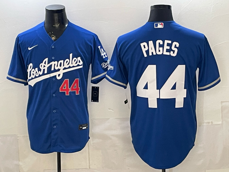 Men Los Angeles Dodgers #44 Pages blue Game 2026 Nike MLB Jersey 4014002